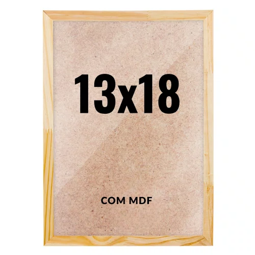 Quadro Decorativo 13x18 cm com MDF – Moldura Lisa Acabamento Profissional