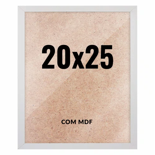 Quadro Decorativo 20x25 cm com MDF – Moldura Lisa Acabamento Profissional