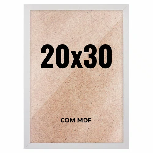 Quadro Decorativo 20x30 cm com MDF – Moldura Lisa Acabamento Profissional