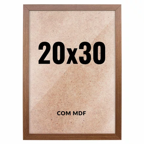 Quadro Decorativo 20x30 cm com MDF – Moldura Lisa Acabamento Profissional