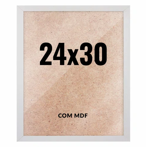 Quadro Decorativo 24x30 cm com MDF – Moldura Lisa Acabamento Profissional