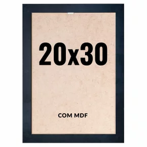Quadro Decorativo 20x30 cm com MDF – Moldura Lisa Acabamento Profissional