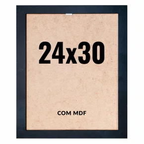 Quadro Decorativo 24x30 cm com MDF – Moldura Lisa Acabamento Profissional