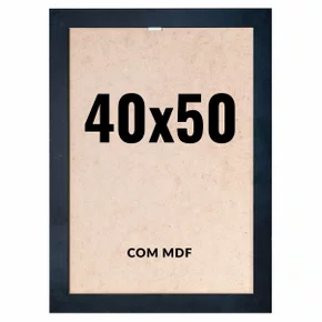 Quadro Decorativo 40x50 cm com MDF – Moldura Lisa Acabamento Profissional