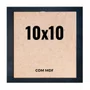 Quadro Decorativo 10x10 cm com MDF – Moldura Lisa Acabamento Profissional