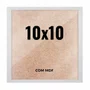 Quadro Decorativo 10x10 cm com MDF – Moldura Lisa Acabamento Profissional
