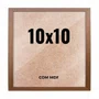 Quadro Decorativo 10x10 cm com MDF – Moldura Lisa Acabamento Profissional