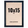 Quadro Decorativo 10x15 cm A6 com Acetato – Moldura Lisa Acabamento Profissional