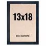 Quadro Decorativo 13x18 cm com Acetato – Moldura Lisa Acabamento Profissional