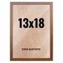 Quadro Decorativo 13x18 cm com Acetato – Moldura Lisa Acabamento Profissional