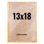 Quadro Decorativo 13x18 cm com Vidro – Moldura Lisa Acabamento Profissional