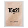 Quadro Decorativo 15x21 cm A5 com Acetato – Moldura Lisa Acabamento Profissional