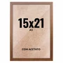 Quadro Decorativo 15x21 cm A5 com Acetato – Moldura Lisa Acabamento Profissional
