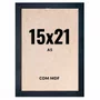 Quadro Decorativo 15x21 cm A5 com MDF – Moldura Lisa Acabamento Profissional
