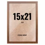 Quadro Decorativo 15x21 cm A5 com MDF – Moldura Lisa Acabamento Profissional