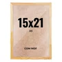 Quadro Decorativo 15x21 cm A5 com MDF – Moldura Lisa Acabamento Profissional