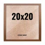 Quadro Decorativo 20x20 cm com MDF – Moldura Lisa Acabamento Profissional