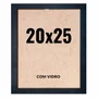 Quadro Decorativo 20x25 cm com Vidro – Moldura Lisa Acabamento Profissional