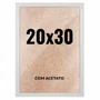 Quadro Decorativo 20x30 cm com Acetato – Moldura Lisa Acabamento Profissional