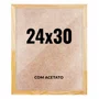 Quadro Decorativo 24x30 cm com Acetato – Moldura Lisa Acabamento Profissional