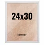 Quadro Decorativo 24x30 cm com MDF – Moldura Lisa Acabamento Profissional