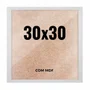 Quadro Decorativo 30x30 cm com MDF – Moldura Lisa Acabamento Profissional
