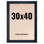 Quadro Decorativo 30x40 cm com Acetato – Moldura Lisa Acabamento Profissional