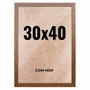 Quadro Decorativo 30x40 cm com MDF – Moldura Lisa Acabamento Profissional
