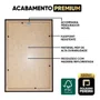 Quadro Decorativo 30x40 cm com MDF – Moldura Lisa Acabamento Profissional
