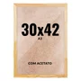 Quadro Decorativo 30x42 cm A3 com Acetato – Moldura Lisa Acabamento Profissional