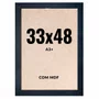 Quadro Decorativo 33x48 cm A3+ com MDF – Moldura Lisa Acabamento Profissional