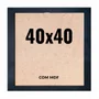 Quadro Decorativo 40x40 cm com MDF– Moldura Lisa Acabamento Profissional