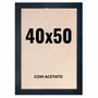 Quadro Decorativo 40x50 cm com Acetato – Moldura Lisa Acabamento Profissional