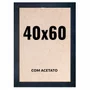 Quadro Decorativo 40x60 cm com Acetato – Moldura Lisa Acabamento Profissional