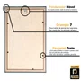 Quadro Decorativo 40x60 cm com MDF – Moldura Lisa Acabamento Profissional