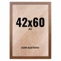Quadro Decorativo 42x60 cm A2 com Acetato – Moldura Lisa Acabamento Profissional