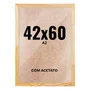 Quadro Decorativo 42x60 cm A2 com Acetato – Moldura Lisa Acabamento Profissional