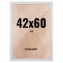 Quadro Decorativo 42x60 cm A2 com MDF – Moldura Lisa Acabamento Profissional