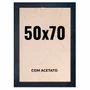 Quadro Decorativo 50x70 cm com Acetato – Moldura Lisa Acabamento Profissional