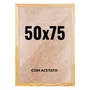 Quadro Decorativo 50x75 cm com Acetato – Moldura Lisa Acabamento Profissional