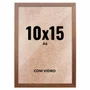 Quadro Moldura 10x15 cm A6 Com Vidro - Moldura Lisa Profissional