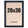 Quadro Moldura 20x30 cm Com Vidro - Moldura Lisa Profissional