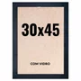 Quadro Moldura 30x45 cm Com Vidro - Moldura Lisa Profissional