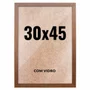 Quadro Moldura 30x45 cm Com Vidro - Moldura Lisa Profissional
